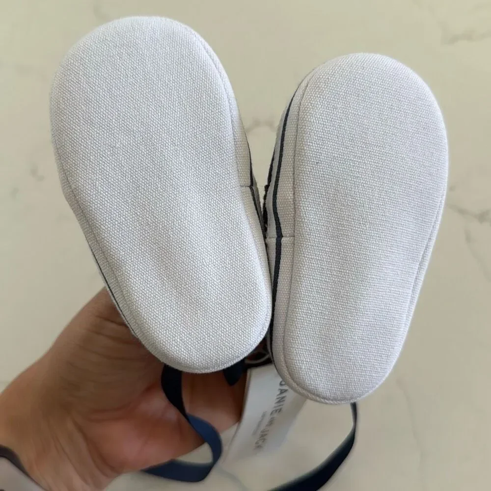 Janie & Jack Baby Seagull Sneaker in Connor Navy Size 3/6 Months